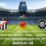 Começa a decisão da Copa Centro-Oeste, Anápolis x Rio Branco. A Nova FM transmite. Link aqui: