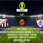 Assista a Anápolis X Itabaiana-SE pela Nova FM, link aqui: