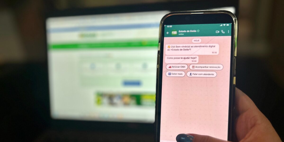 Goianos poderão acessar serviços públicos pelo WhatsApp