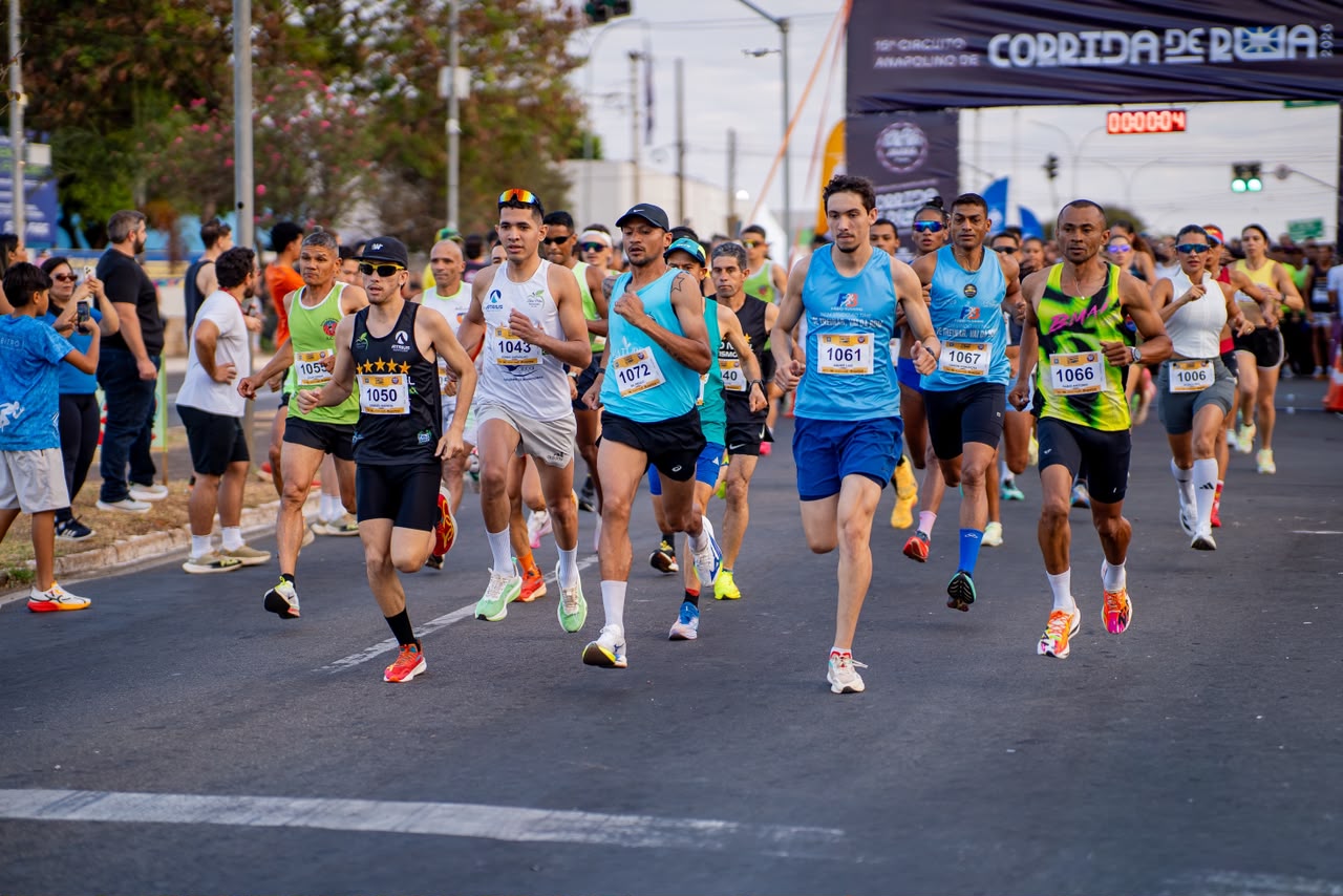 Estão abertas nscrições para 6ª etapa do Circuito Anapolino de Corrida de Rua