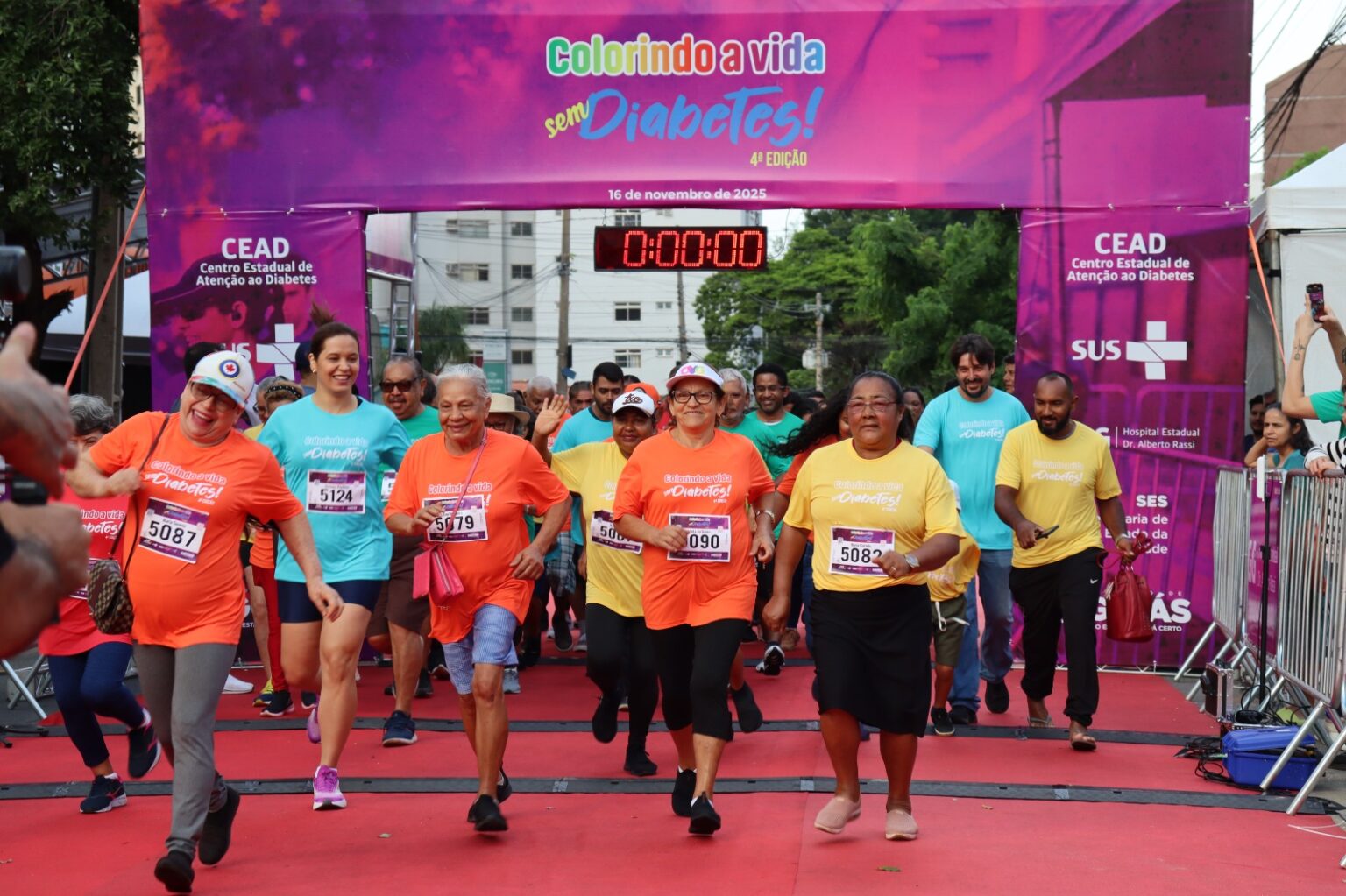 5ª edição da Corrida Colorindo a Vida Sem Diabetes do HGG será em 15 de novembro